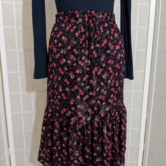 Ralph Lauren gypsy floral skirt NWT Sz XS - Picture 2 of 7